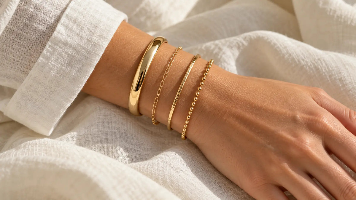 How to Stack Bracelets So They Look Good and Don't Tangle