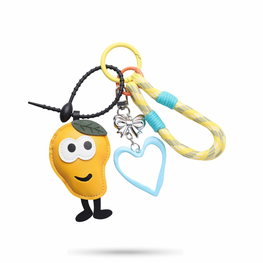 Yellow Mango Character Bag Charm