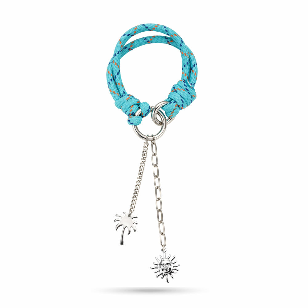 Turquoise Rope Bag Charm