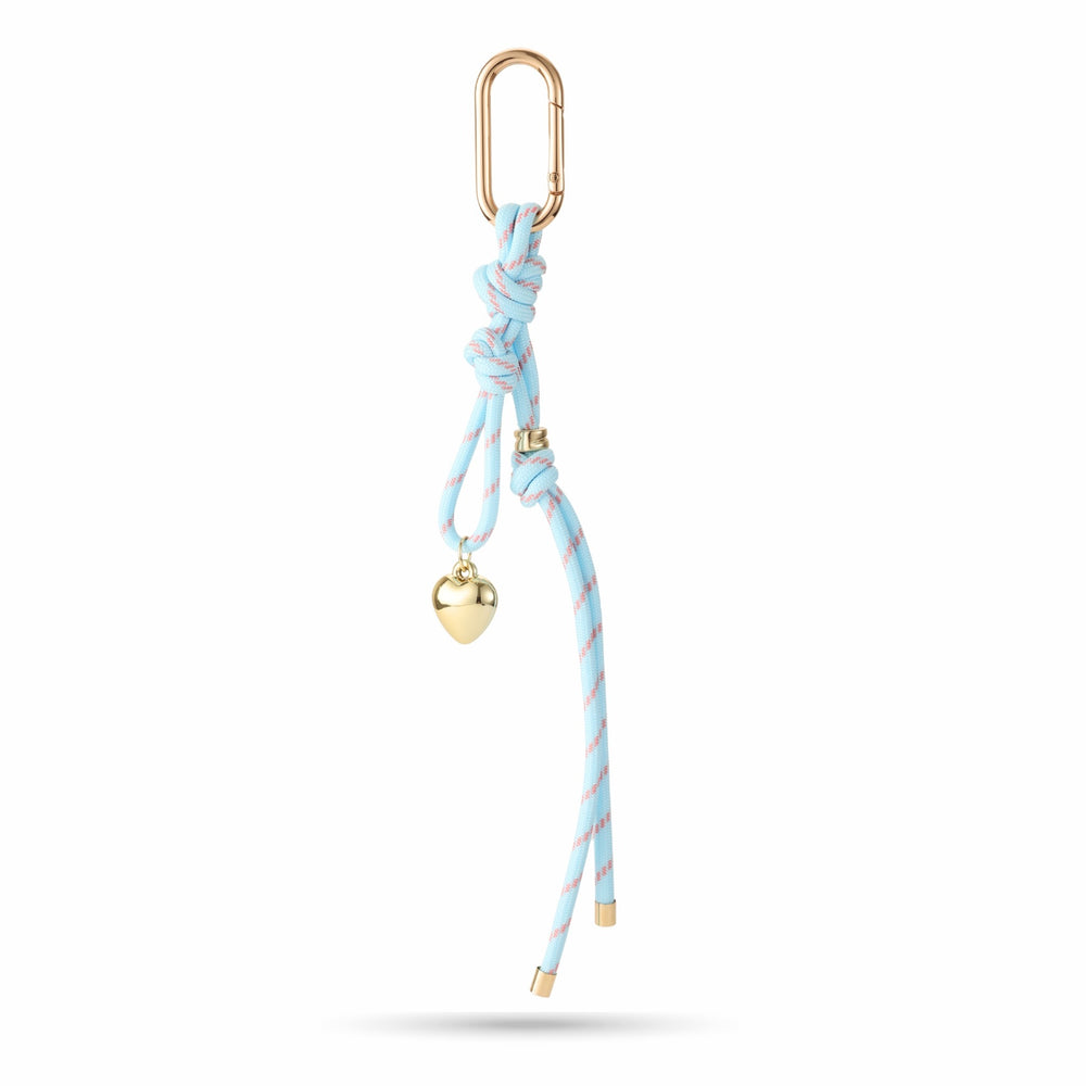 Rope Heart Bag Charm