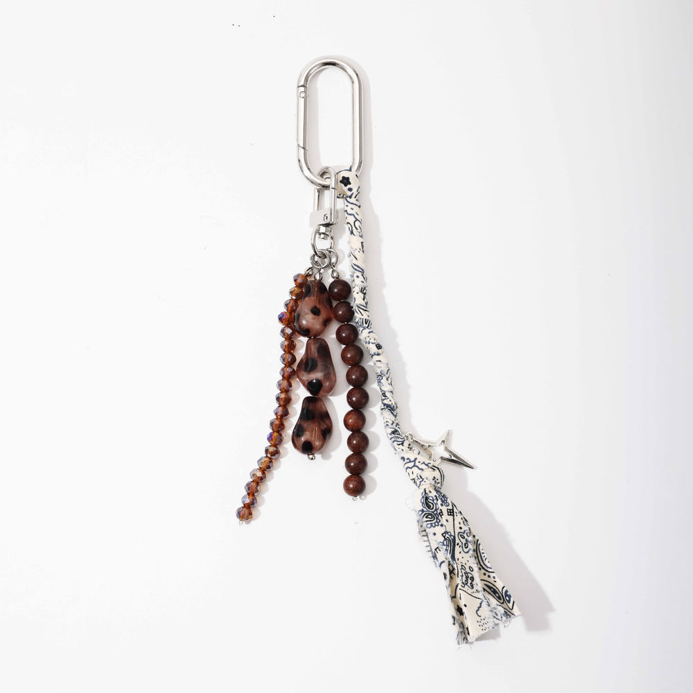 Bandana Bead Bag Charm