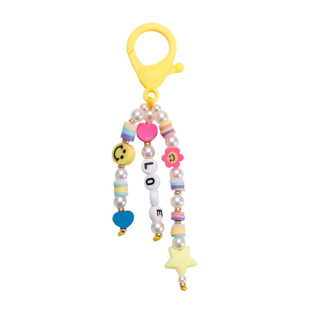 Pastel Love Beaded Bag Charm