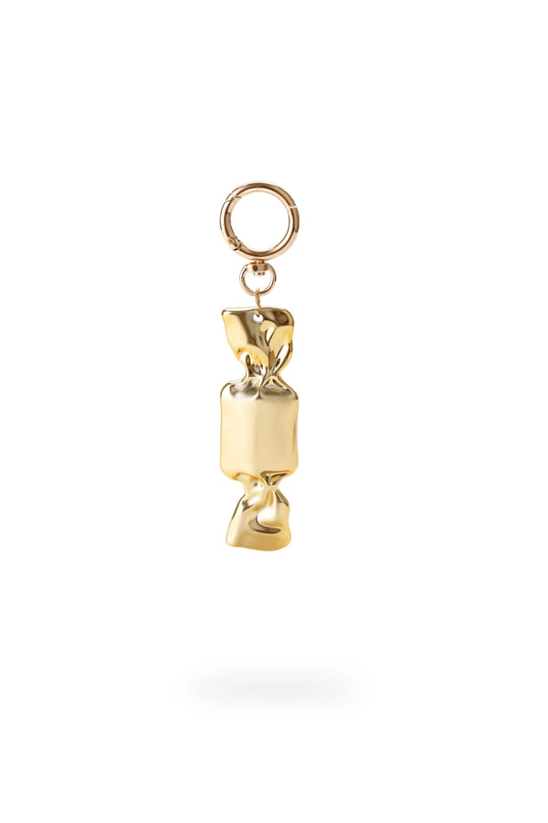 Gold Wrapped Candy Bag Charm