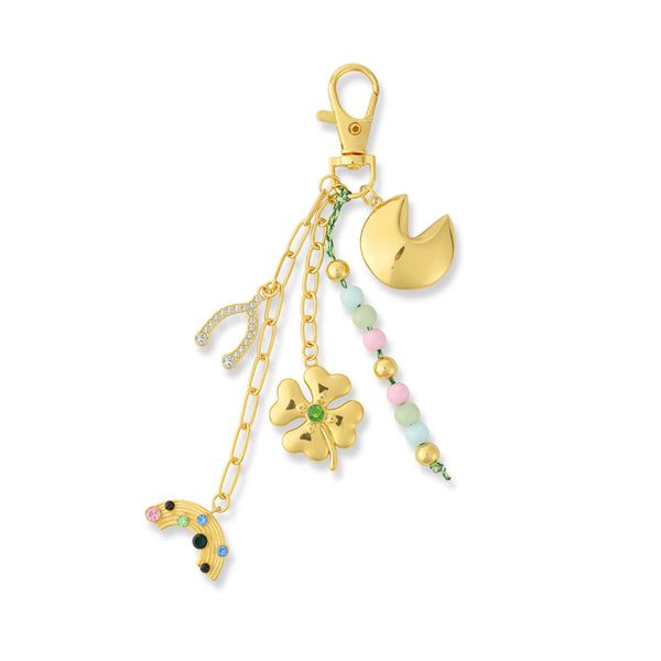 Gold-Tone Multicharm Bag Charm