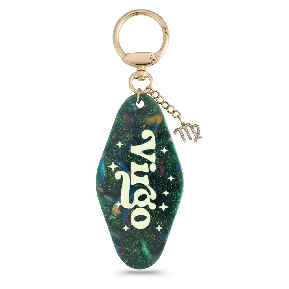 Green Galaxy Virgo Bag Charm