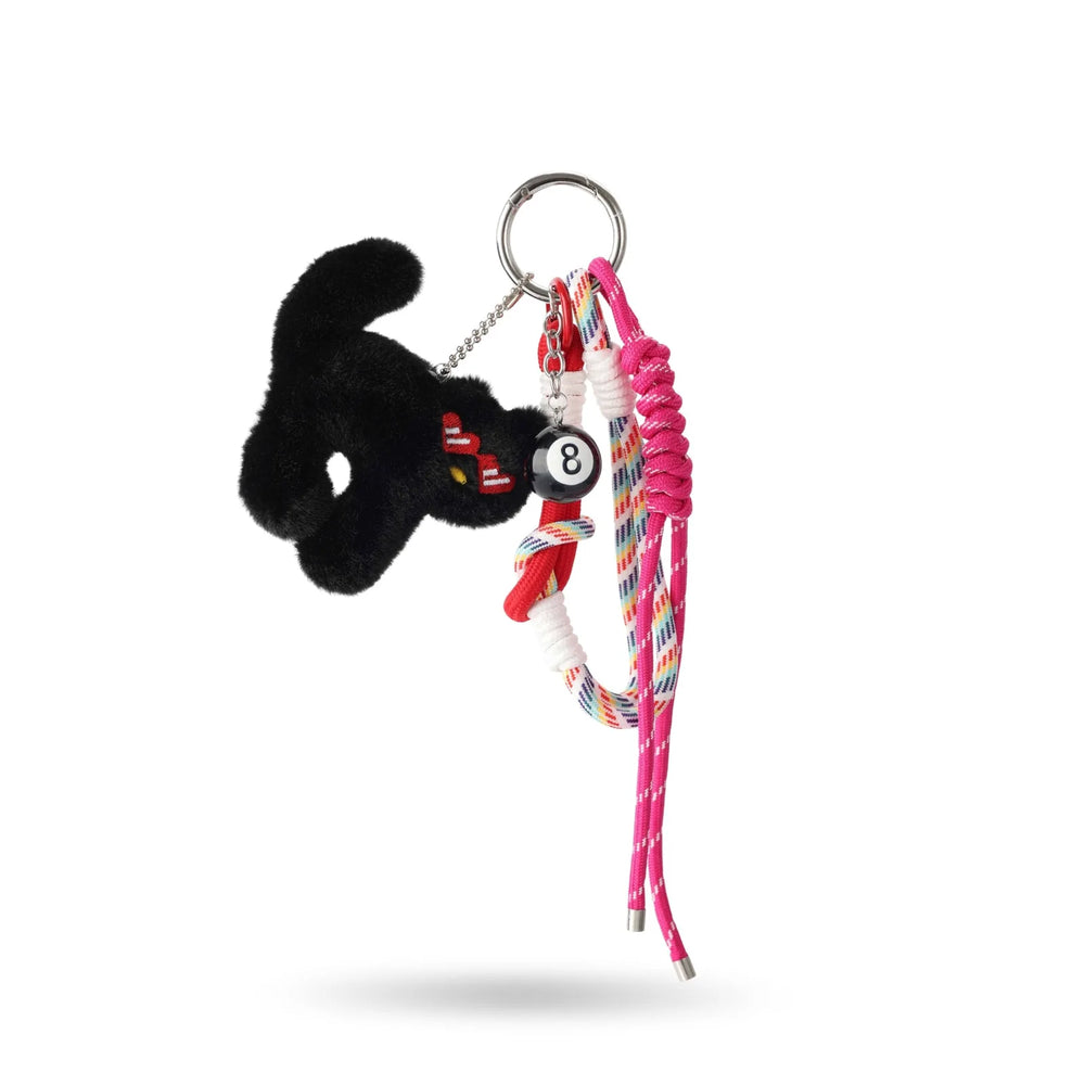 Black Plush Bear Bag Charm