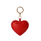 Red Leather Heart Bag Charm