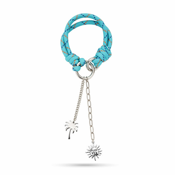 Turquoise Rope Bag Charm