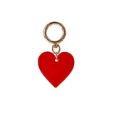 Red Puffy Heart Bag Charm