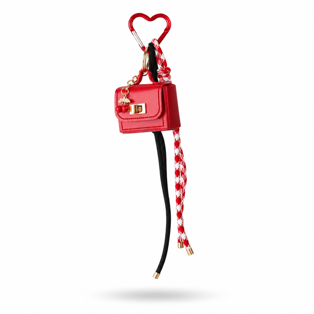 Red Mini Handbag Bag Charm
