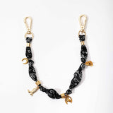 Western Bandana Bag Charm Chain