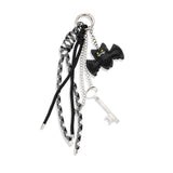 Black Gothic Bat Bag Charm