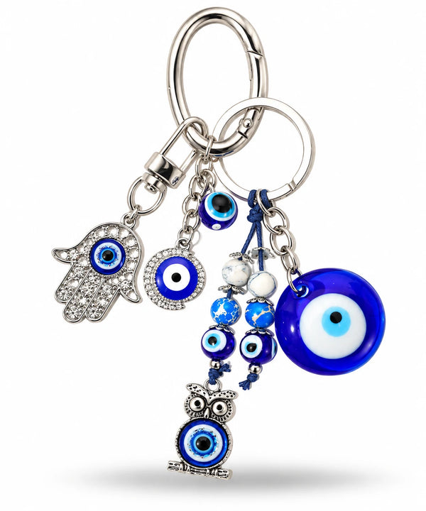 Evil Eye and Hamsa Hand Bag Charm