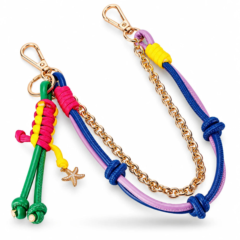 Multicolor Chain Bag Charm