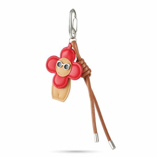 Red Flower Doll Bag Charm