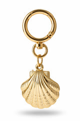 Gold Seashell Bag Charm