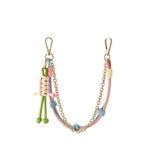 Pastel Knotted Rope Bag Charm