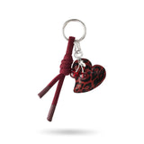 Leopard Heart Cherry Bag Charm