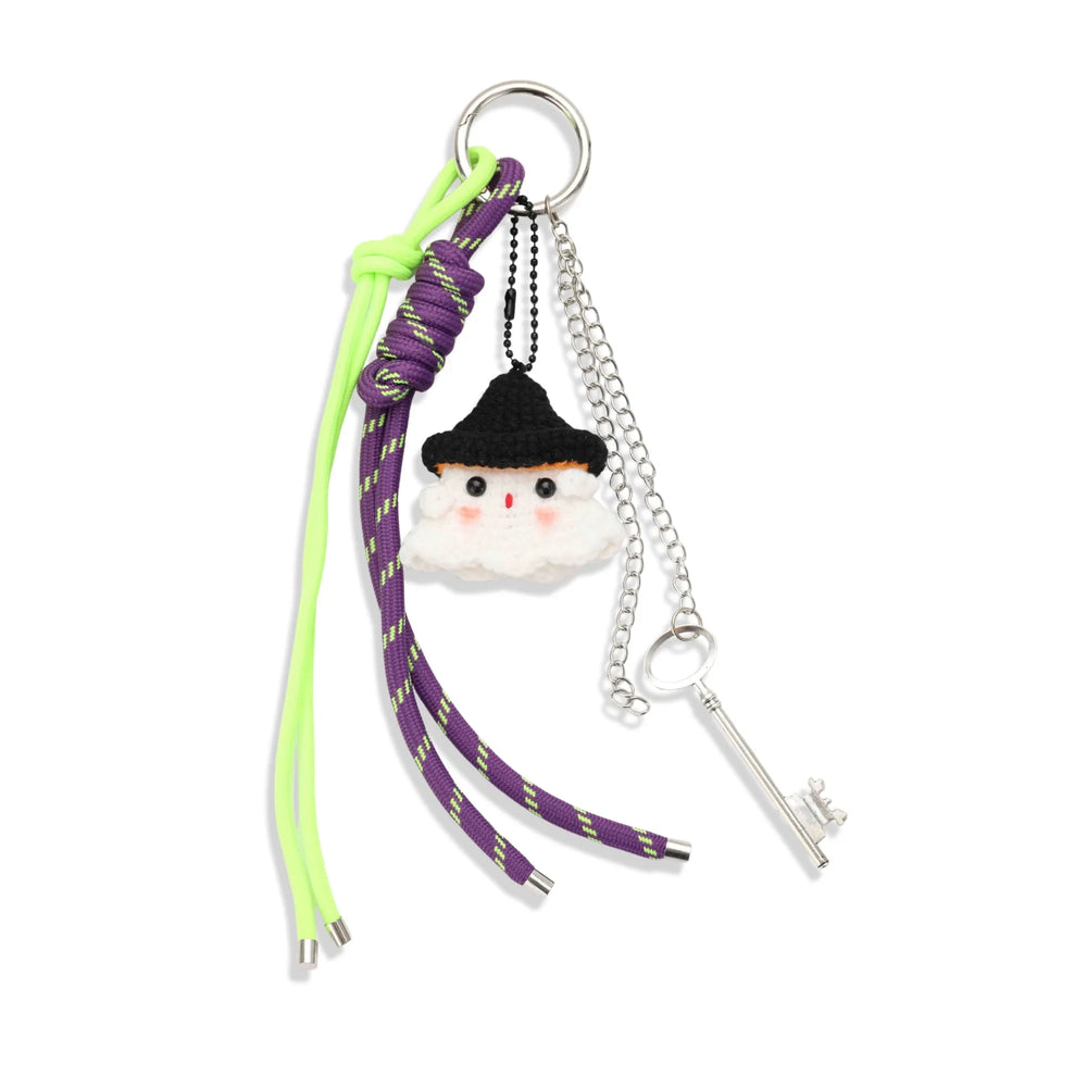 Crochet Ghost Bag Charm