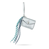 Silver Mini Wallet Bag Charm
