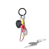 Tennis Racket Pink Ball Heart Bag Charm