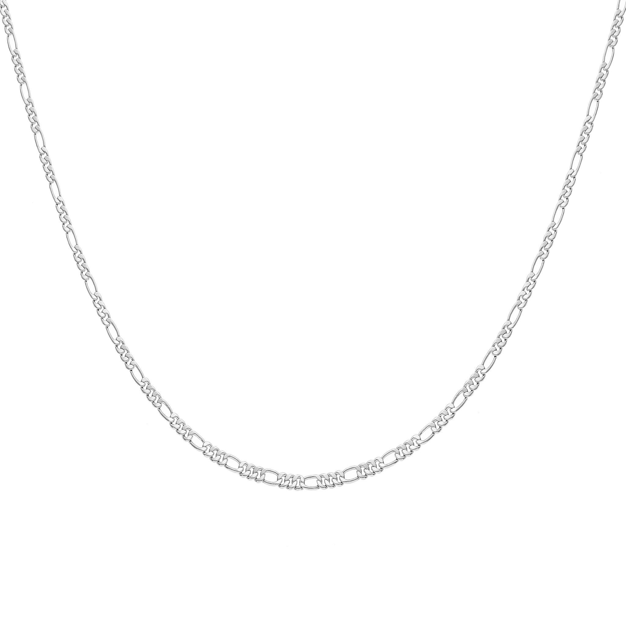 Amelia Chain Necklace in Silver