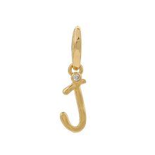 Load image into Gallery viewer, Paola- Initial Charm J